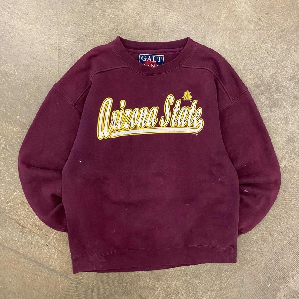Vintage ASU Arizona State University Sun Devils Galt Sand 90s Sweatshirt XL